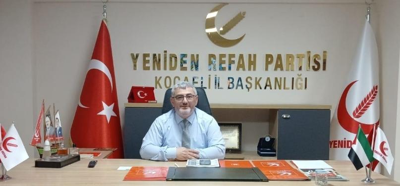 Yeniden Refah Partisi Dilovası İlçe Başkanı İsa Çoşkun’un görevinden istifa