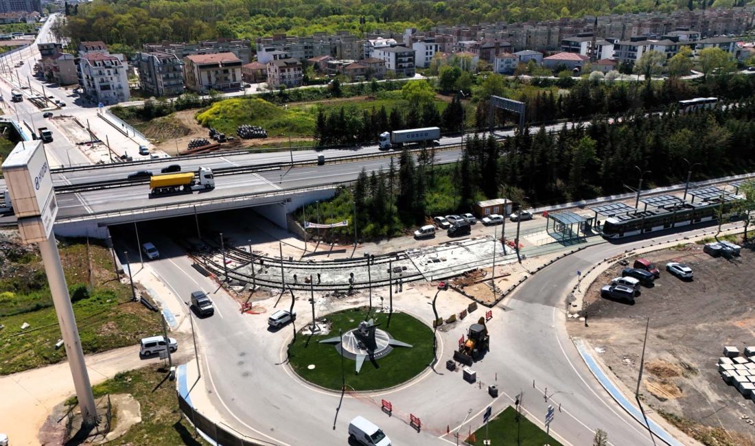 Kocaeli Büyükşehir Belediyesi’nin ulaşım yatırımları kapsamında iki ilçeyi birbirine bağlayacak