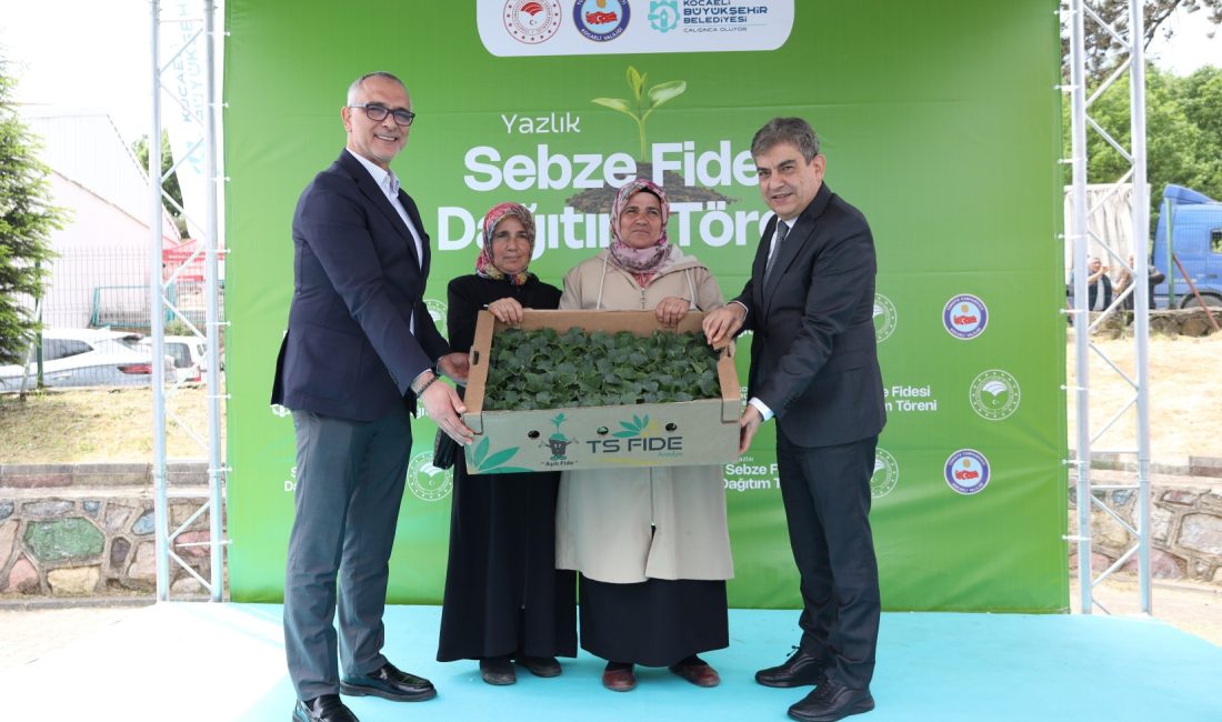 Kocaeli Büyükşehir Belediyesi ve İl Tarım Müdürlüğü iş birliğiyle Gebze