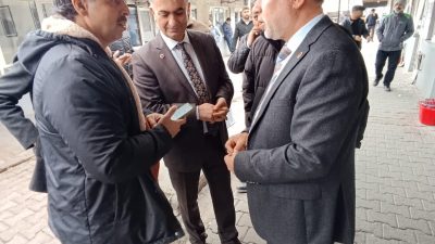 Saadet Partisi Kocaeli İl Başkanı Recep Sarıdoğan, Gebze Kamyoncular Garajı’nda
