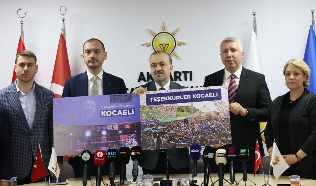 AK Parti Kocaeli İl Başkanı Şahin Talus, gerçekleştirdiği basın açıklamasında