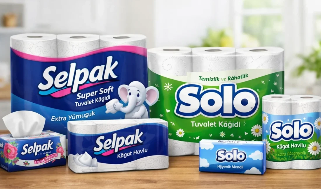 Türkiye'de temizlik kağıdı sektörünün pazar liderleri ve ekranların en tanınan
