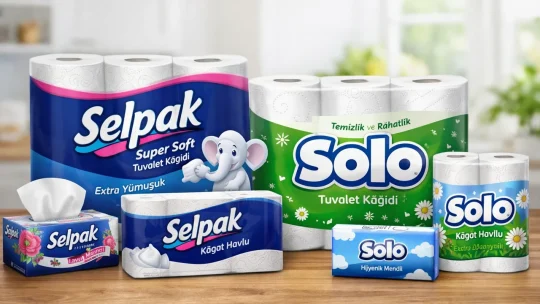 Türkiye'de temizlik kağıdı sektörünün pazar liderleri ve ekranların en tanınan