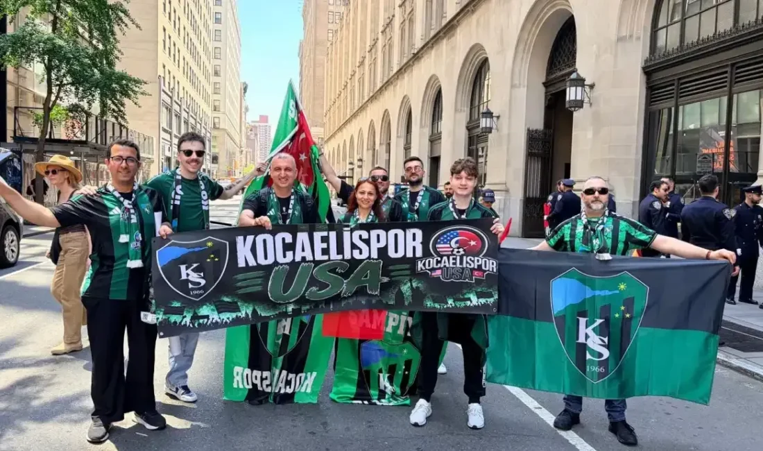 Amerika’da yaşayan yeşil-siyah sevdalılarının oluşturduğu Kocaelispor USA, bu yıl ilk
