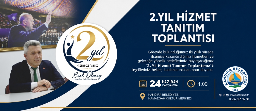 kandıra belediye başkanı erol ölmez hizmetlerini tanıtacak