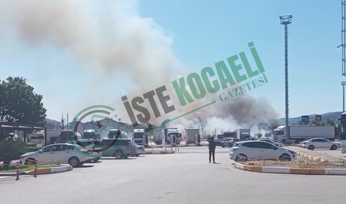 Kocaeli, Anadolu Otoyolu’nda yürekleri ağza getiren korkutucu bir zincirleme yangın
