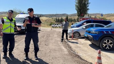 Kırıkkale'nin Yahşihan ilçesindeki imha sahasında, Assan Grup isimli firmanın patlatma