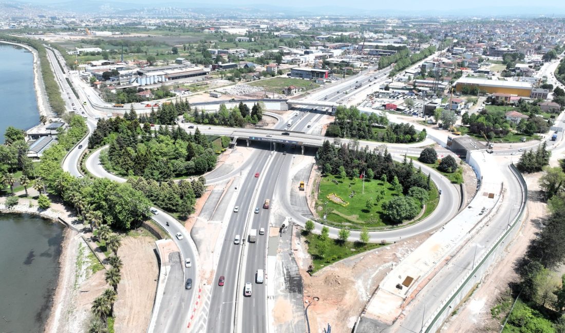 Kocaeli'de D-130 Karayolu'nun trafik yükünü omuzlayacak projede sona yaklaşılıyor. Yaklaşık