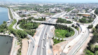 Kocaeli'de D-130 Karayolu'nun trafik yükünü omuzlayacak projede sona yaklaşılıyor. Yaklaşık