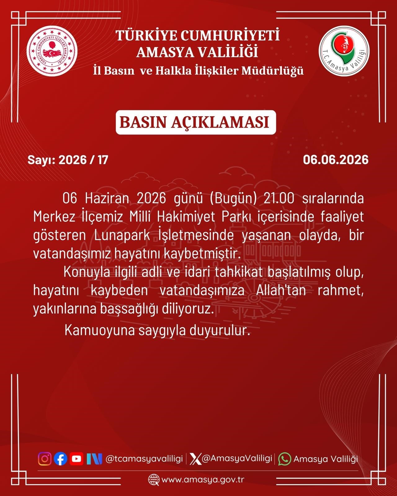 Lunaparkta korkunç ölüm: 20 yaşındaki genç feci şekilde can verdi