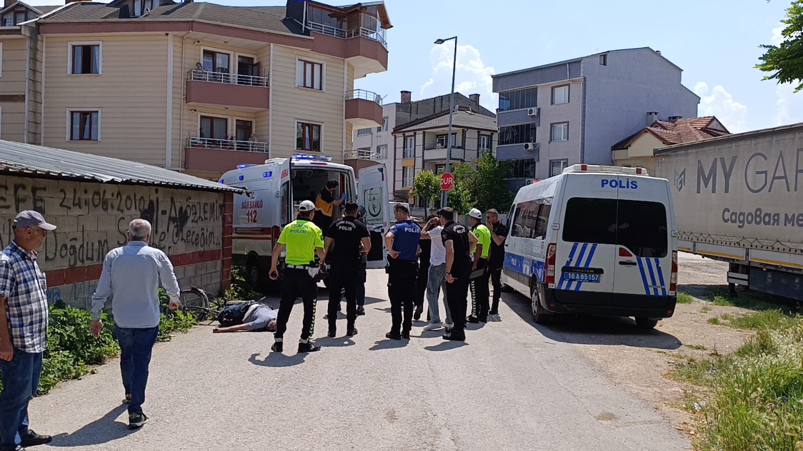 Bisikletten düşen 74 yaşındaki Kemal Kocabey'in acı ölümü