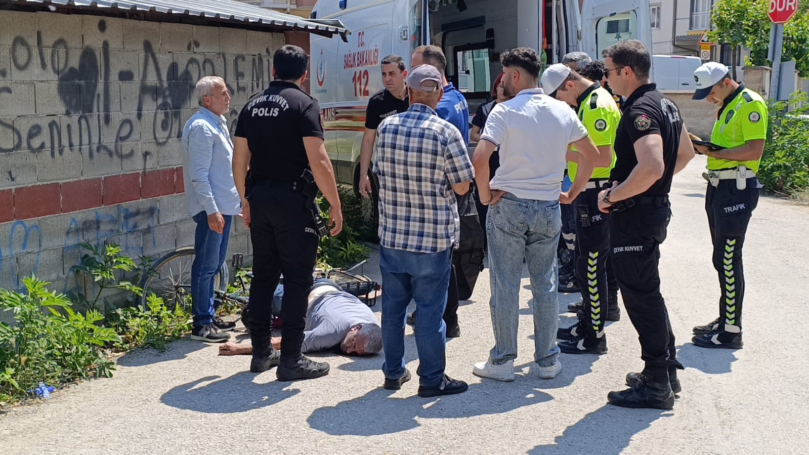 Bisikletten düşen 74 yaşındaki Kemal Kocabey'in acı ölümü