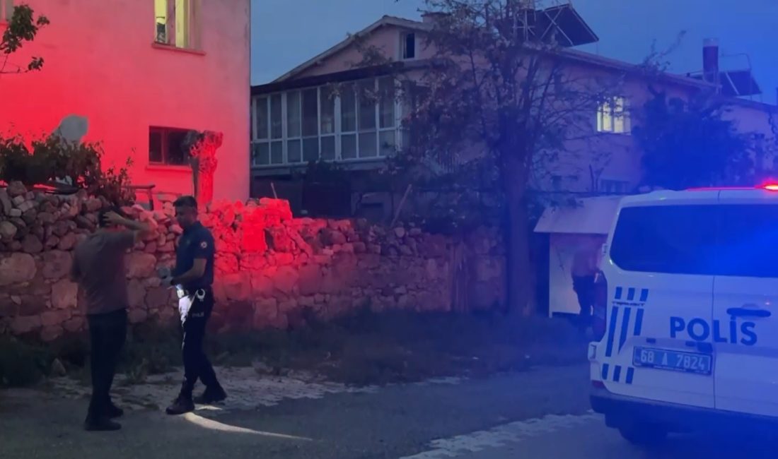 Aksaray’ın Güzelyurt ilçesinde aşırı alkol aldıktan sonra eve gelerek eşini