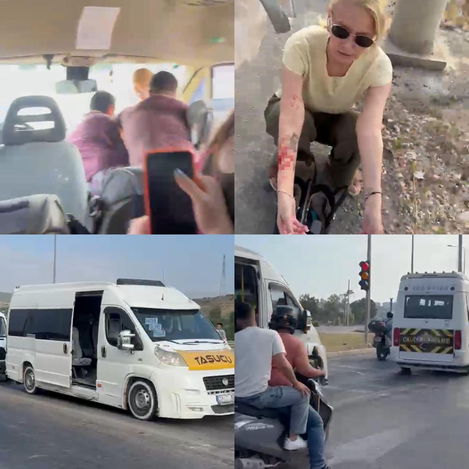 Kaçırdığı yolcu dolu minibüste feci şekilde can verdi: İşte dehşet anları...
