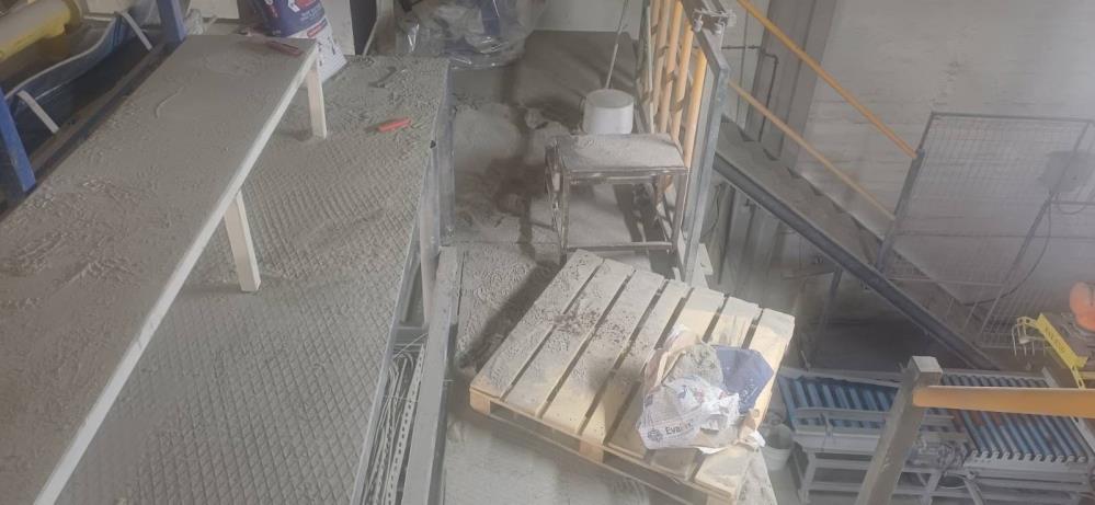 Bilecik'in Bozüyük ilçesinde faaliyet gösteren bir işletmede yürekleri ağza getiren