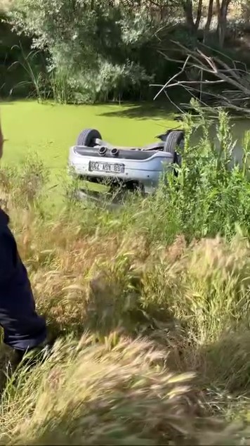 Aksaray’da sabah saatlerinde tarlasına giden bir vatandaşın dikkati, korkunç bir
