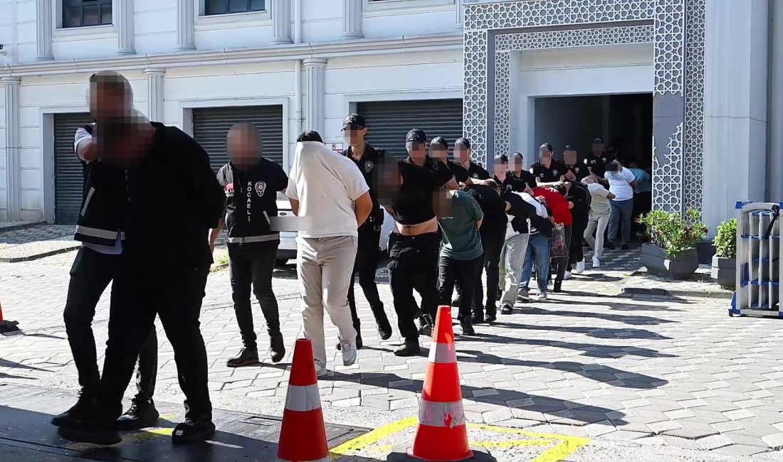 Kocaeli merkezli 4 ilde insan ticareti ve fuhşa yönelik düzenlenen