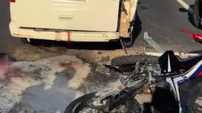 Kocaeli'nin İzmit ilçesi Kuzey Marmara Otoyolu geçişinde meydana gelen feci