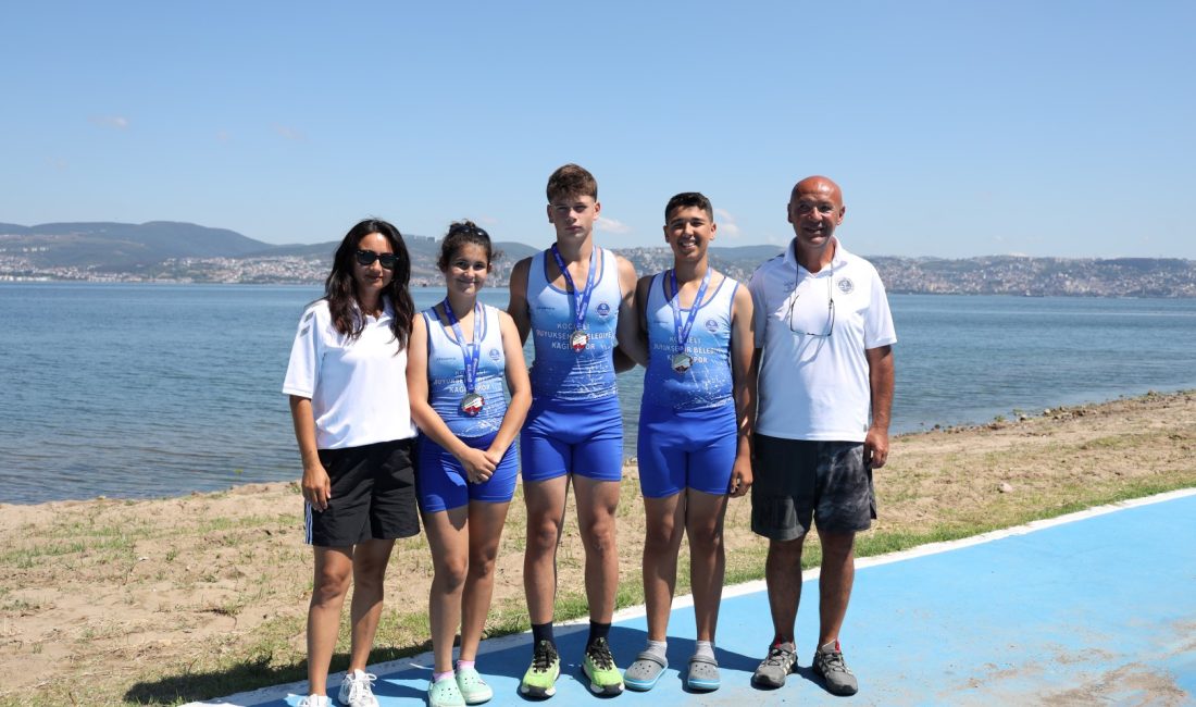 Başiskele Su Sporları Eğitim Merkezi'nde yetişen genç sporcular, il dışındaki