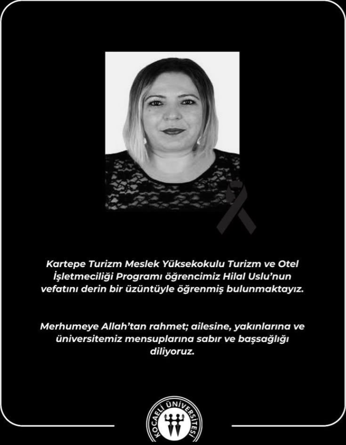 KOÜ'yü yasa boğan ölüm!