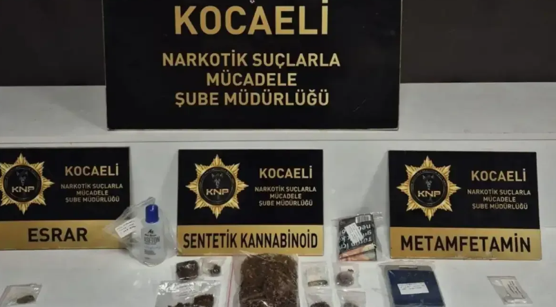 Kocaeli Emniyet Müdürlüğü Narkotik Suçlarla Mücadele Şube Müdürlüğü ekiplerince il