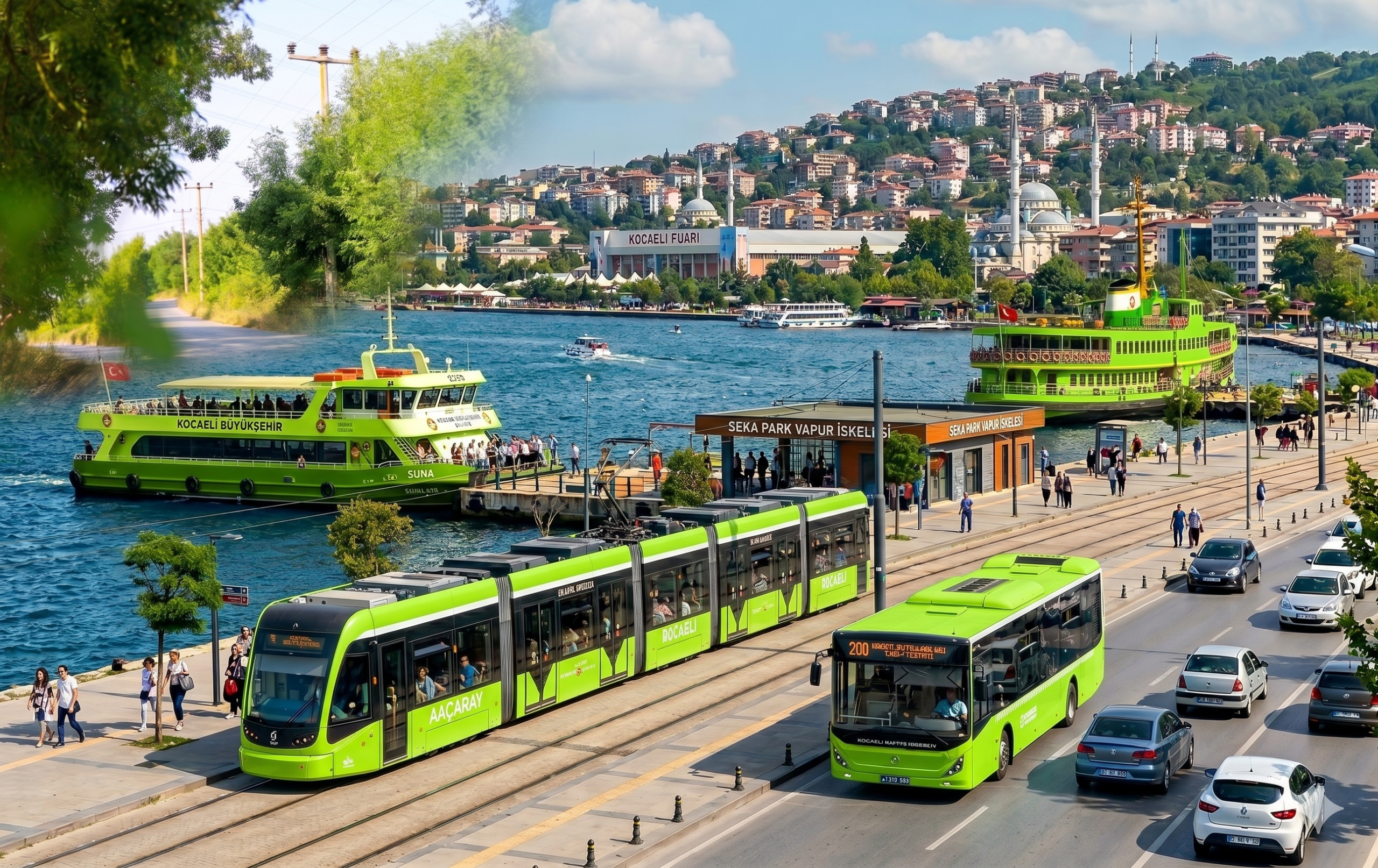 Kocaeli Büyükşehir Belediyesi, LGS’ye girecek öğrenciler ile sınav görevlilerinin ulaşımını