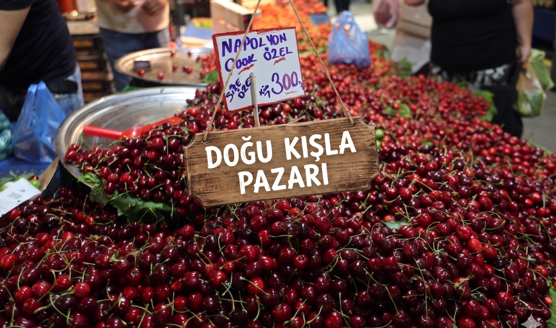 Kocaeli’nin İzmit ilçesinde yer alan Doğu Kışla pazarında, yaz sezonunun