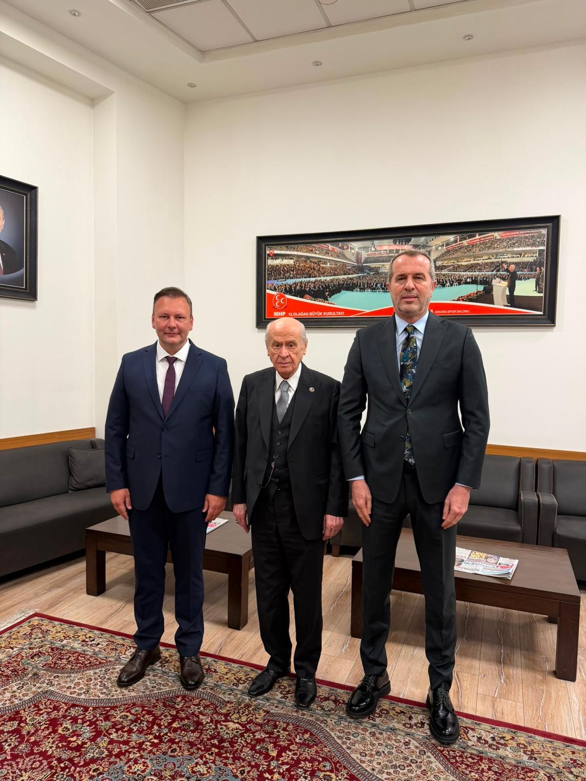 MHP Kocaeli'den Devlet Bahçeli'ye ziyaret