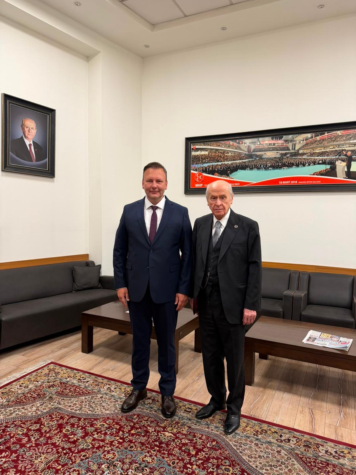 MHP Kocaeli'den Devlet Bahçeli'ye ziyaret