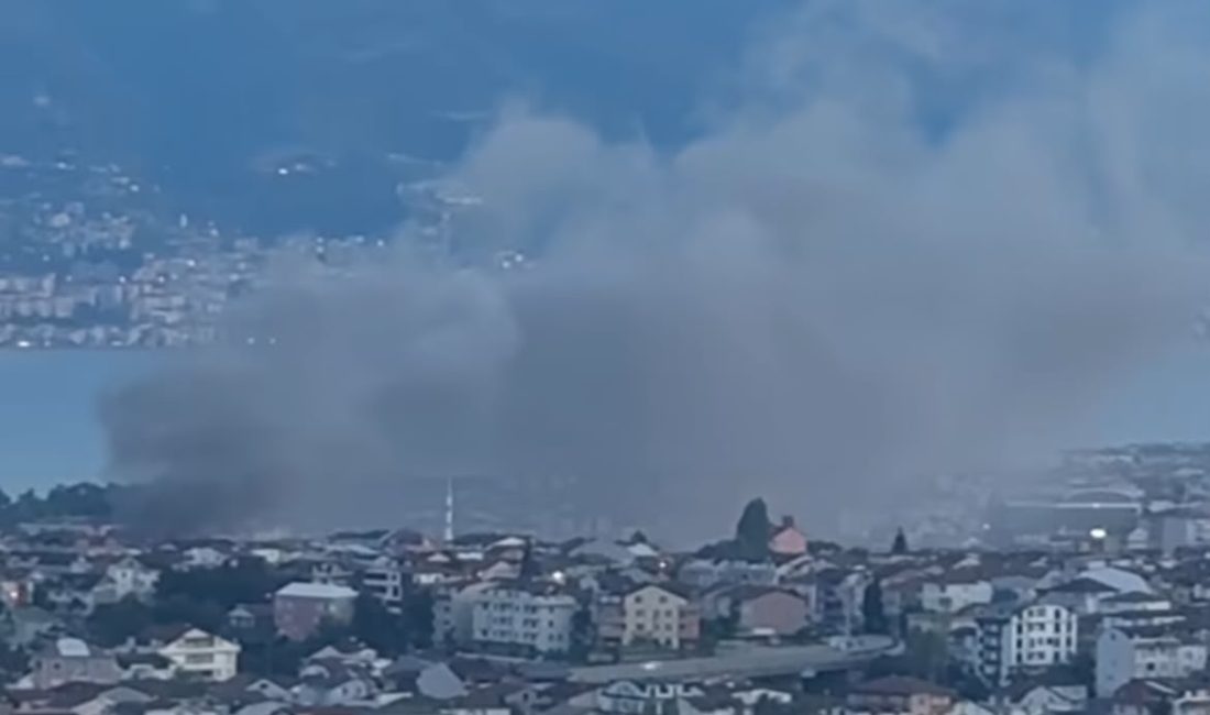 Kocaeli’nin Derince ilçesinde akşam saatlerinde bir evde çıkan ve mahallede