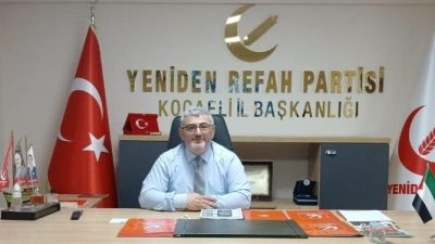 Yeniden Refah Partisi Kocaeli İl Başkanı Ahmet Emre Aydın, Kocaeli'deki