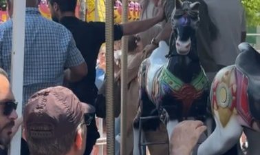 Kocaeli'nin İzmit ilçesinde bulunan lunaparkta yaşanan gerginlik, kısa sürede büyüyerek