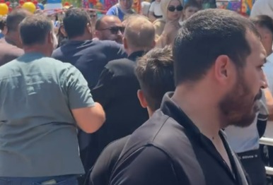 İzmit Lunapark'ta eğlence kaosa dönüştü: Güvenlik güçleri vatandaşları zor ayırdı