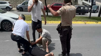 Kocaeli’nin Gebze ilçesinde yer alan adliye binası önünde, kimliği henüz