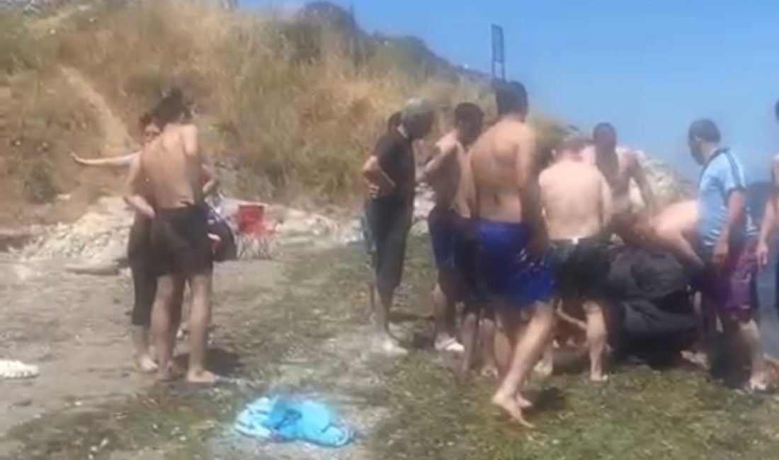 Bursa'nın Mudanya ilçesi Altınkum Sahili'nde arkadaşıyla birlikte denize giren S.Ç.