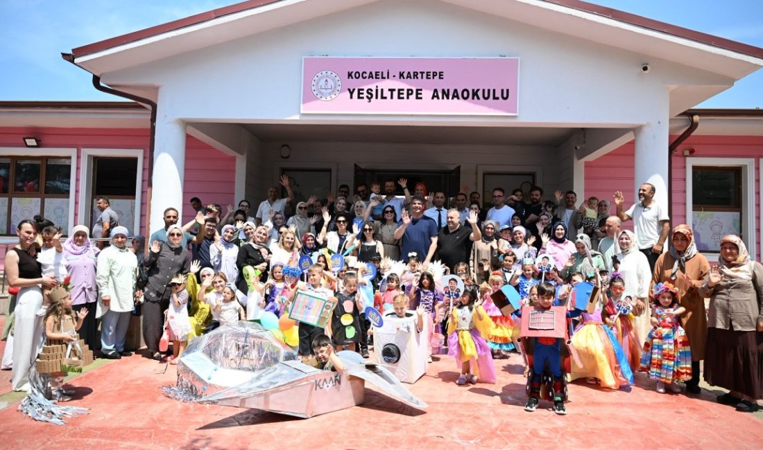 Kartepe Belediyesi’nin Çevre Haftası etkinlikleri kapsamında düzenlediği program, minik öğrencilerin