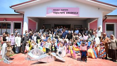 Kartepe Belediyesi’nin Çevre Haftası etkinlikleri kapsamında düzenlediği program, minik öğrencilerin