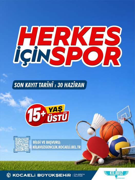 Kocaeli'de yaz spor okulları ve "Herkes İçin Spor" projeleri başlıyor