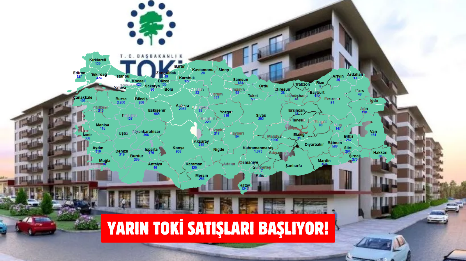 Toplu Konut İdaresi (TOKİ) Başkanlığı, Türkiye genelinde ev sahibi olma