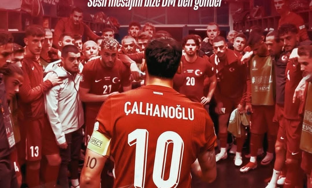 Türkiye A Millî Futbol Takımımızın resmi Instagram hesabından taraftarları heyecana