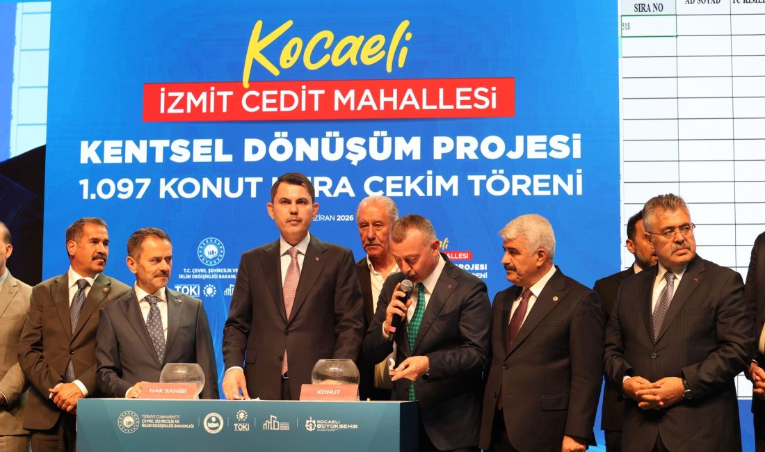 İzmit Cedit Mahallesi Kentsel Dönüşüm Projesi kapsamında inşa edilen modern