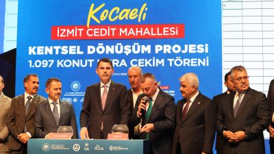 İzmit Cedit Mahallesi Kentsel Dönüşüm Projesi kapsamında inşa edilen modern