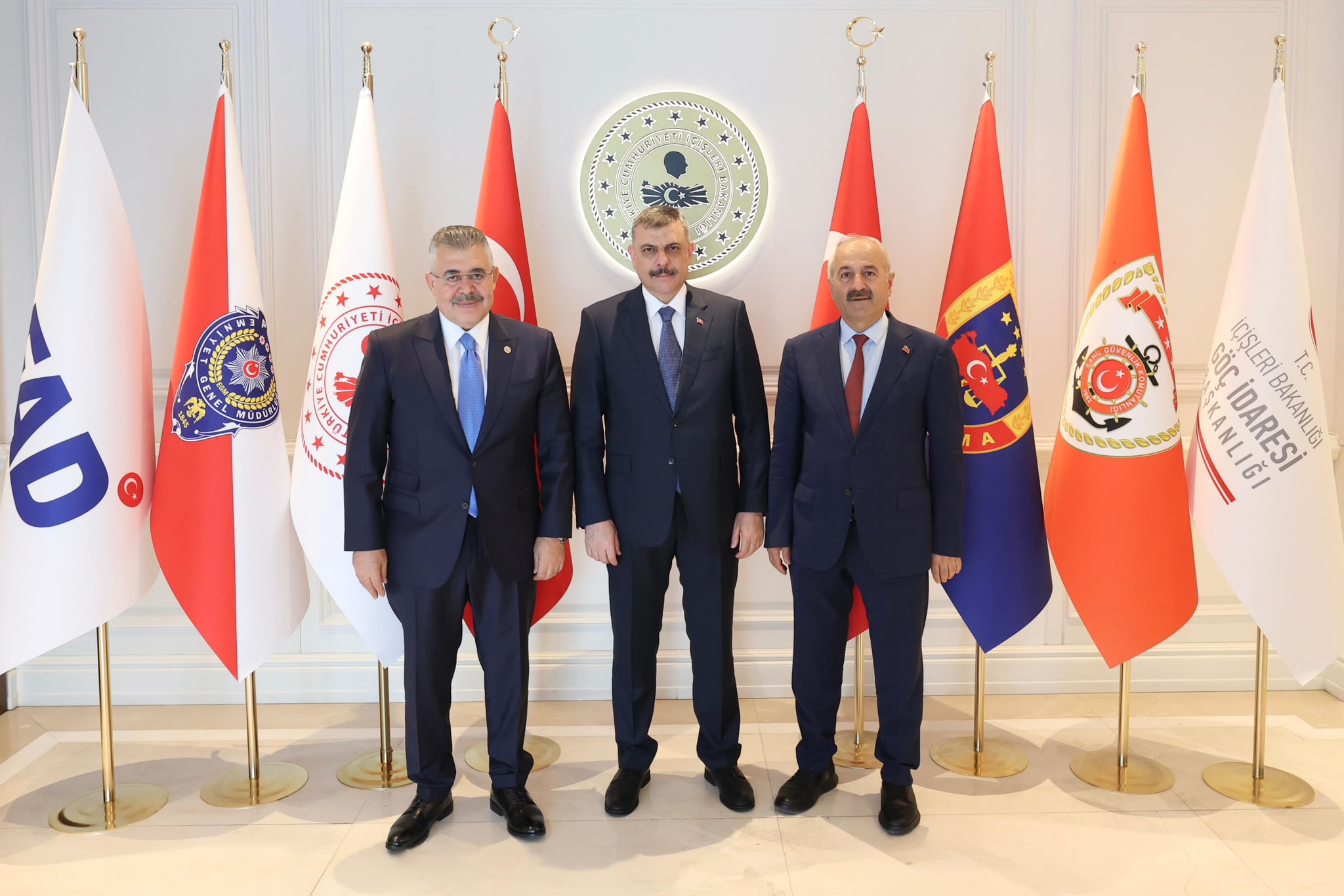 Başkan Büyükgöz ve Tipioğlu'ndan İçişleri Bakanı Çiftçi’ye ziyaret