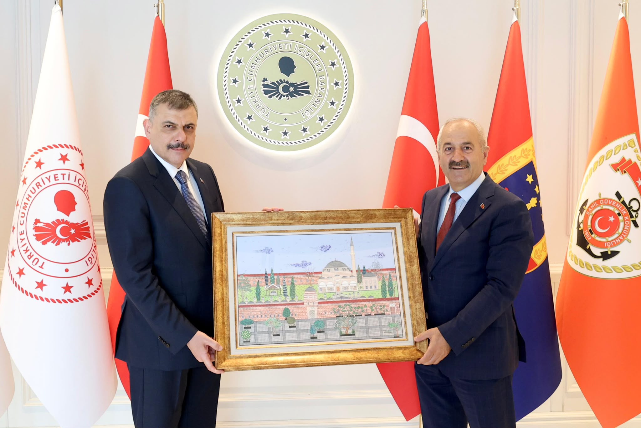 Başkan Büyükgöz ve Tipioğlu'ndan İçişleri Bakanı Çiftçi’ye ziyaret