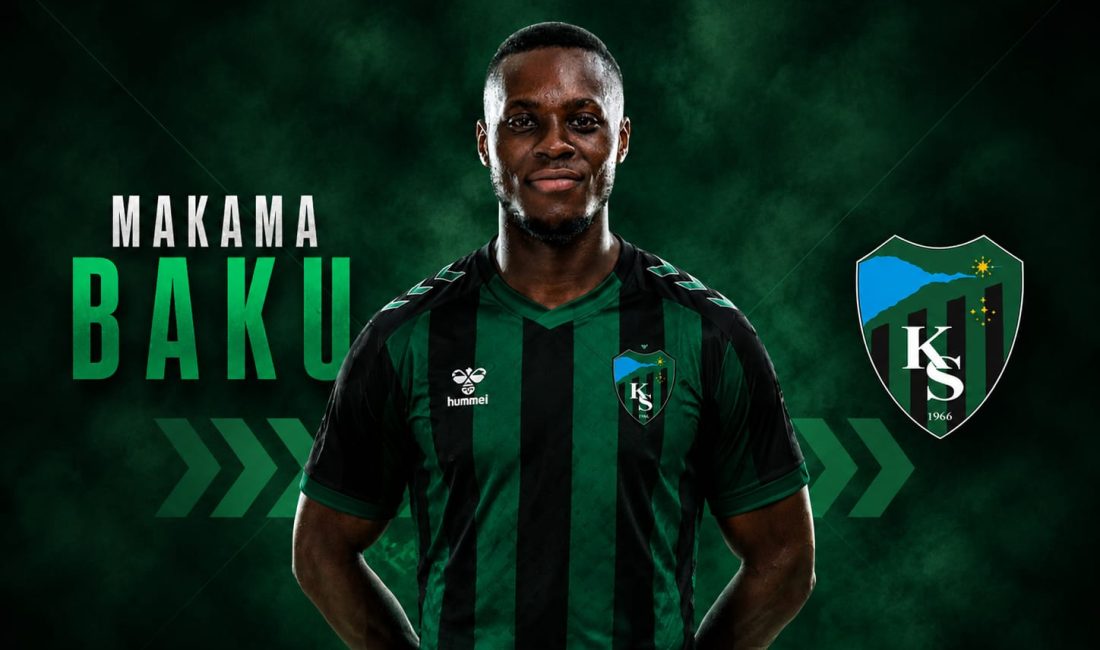 Kocaelispor'un transfer gündemindeki önemli isim Makana Baku, resmi sürecin ilk