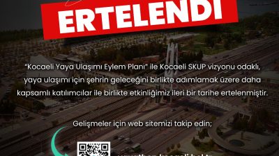Kocaeli Büyükşehir Belediyesi tarafından düzenlenmesi planlanan ve kentin yaya ulaşımına