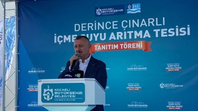 Derince Çınarlı İçme Suyu Arıtma Tesisi’nin tanıtım töreni, Kocaeli Büyükşehir