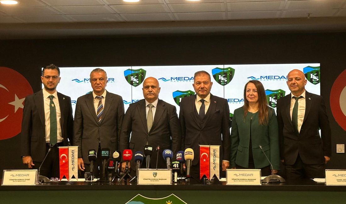 Kocaelispor ile Medar Hastanesi arasında imzalanan, A takım ve altyapı