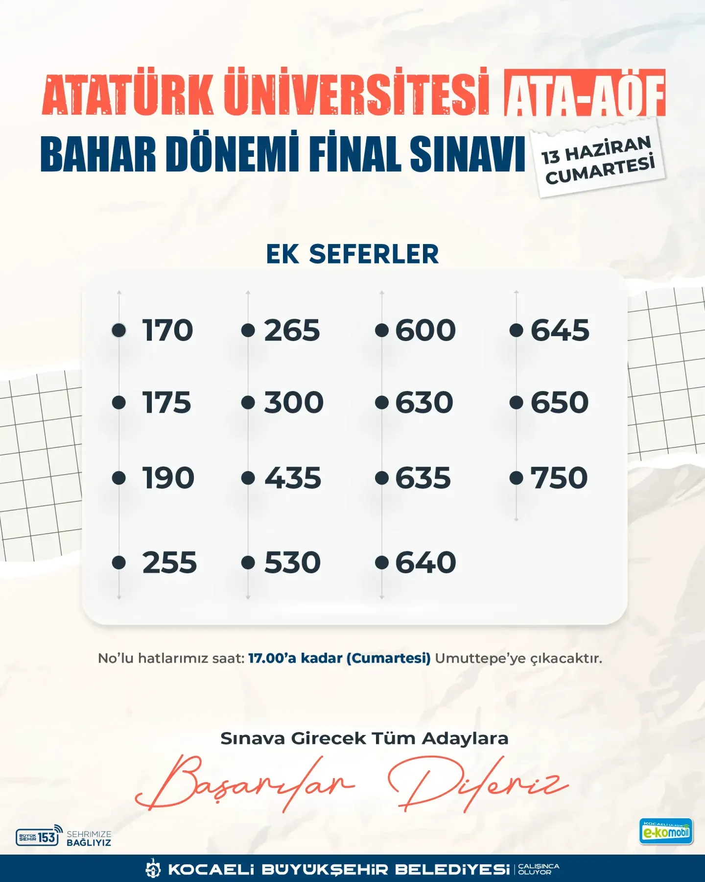ATA-AÖF sınavına gireceklere müjde!