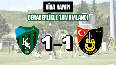 Kocaelispor, yeni sezon hazırlıklarının ilk etap kampını İstanbulspor ile oynadığı